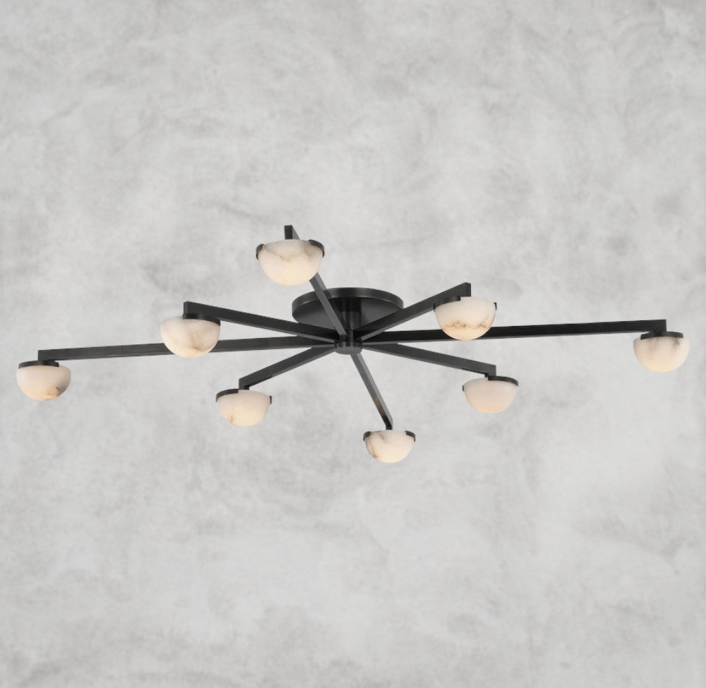 Pedra Staggered Arm Flush Mount 36", 48", 60"
